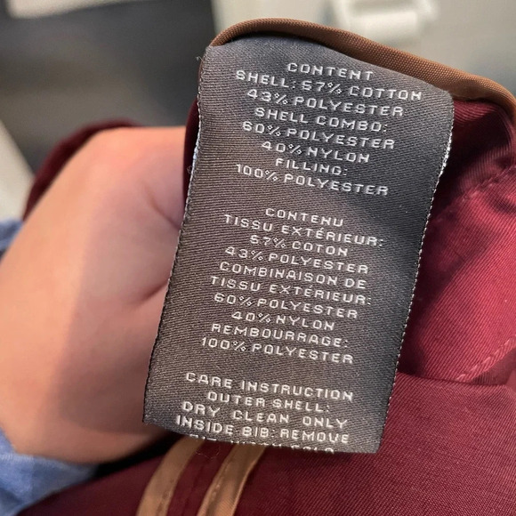 VINCE CAMUTO BURGUNDY PARKA - Picture 4 of 4